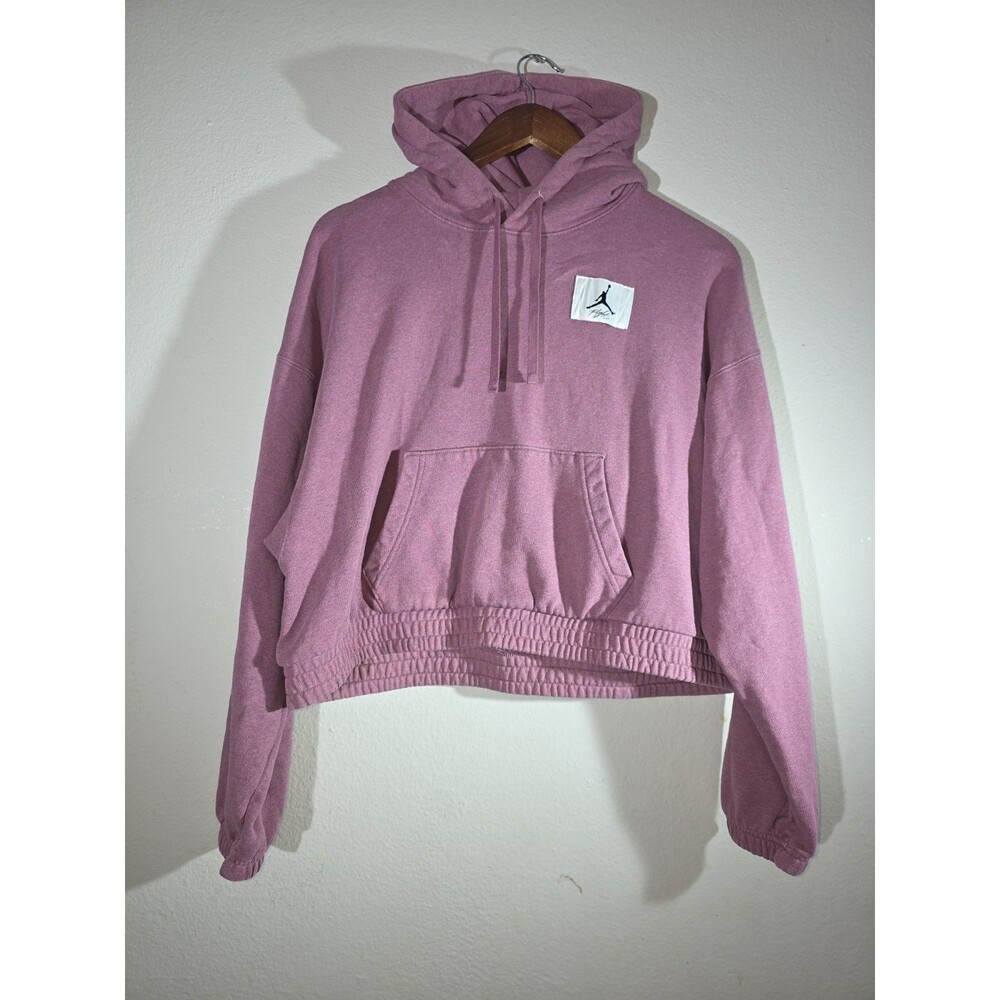 Jordan Essentials Cropped Fleece Hoodie • Medium